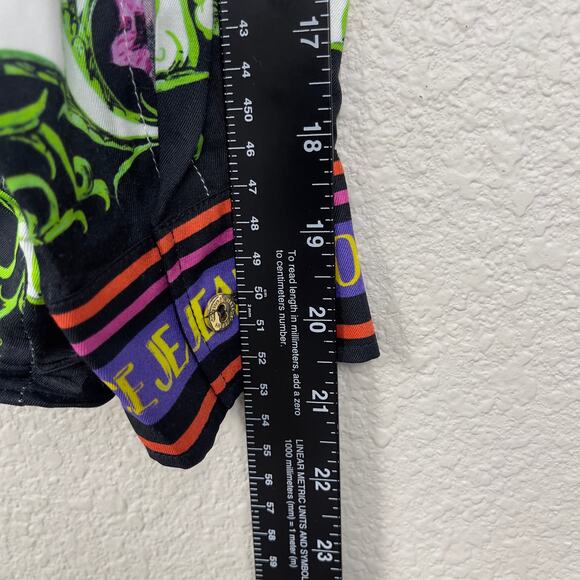 Versace Jeans Couture Garden Baroque Print Shirt White Multi Size 4 Signature - Picture 16 of 16